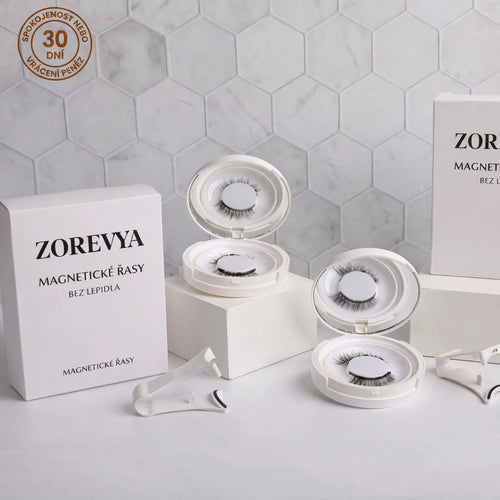 Magnetické řasy Zorevya - záruka vrácení peněz do 30 dní