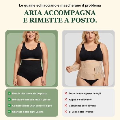 Le guaine schiacciano il problema, Aria accompagna e rimette a posto