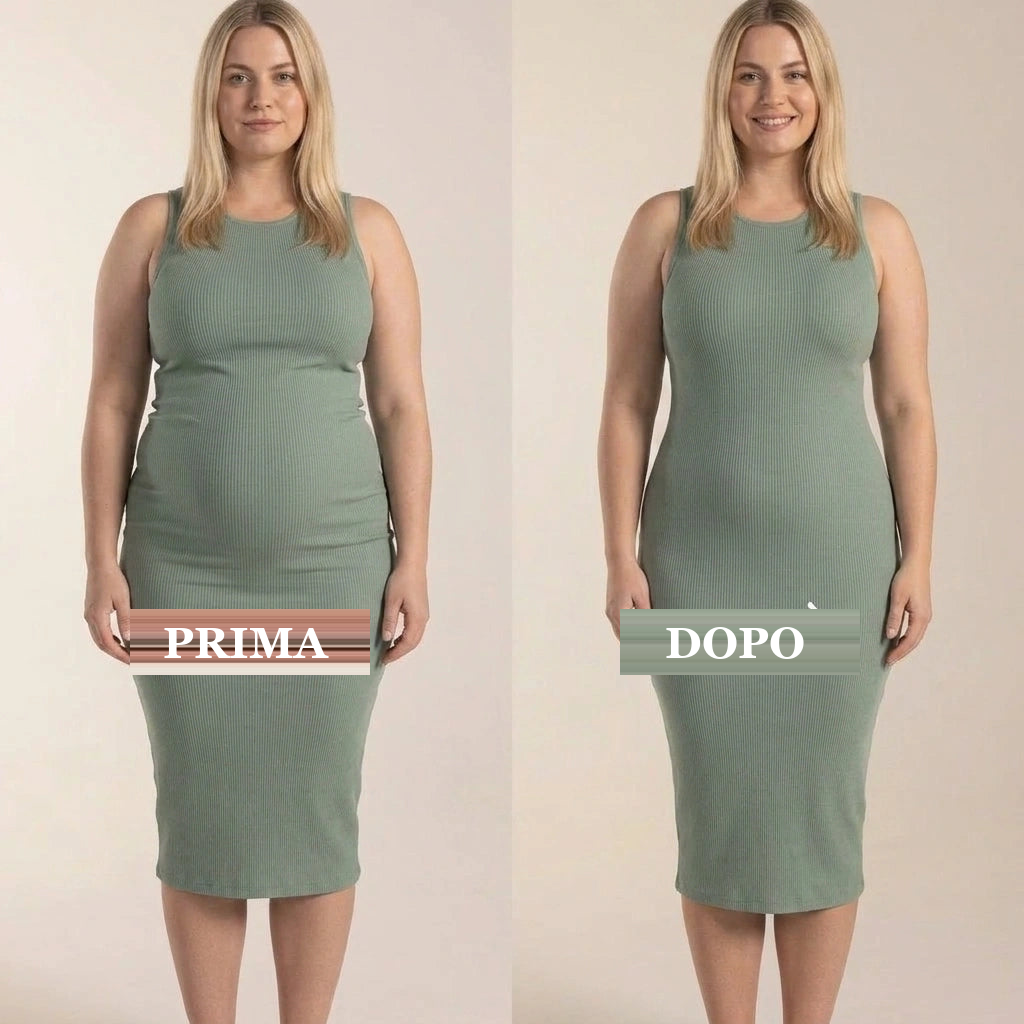 Prima e dopo - silhouette piu definita