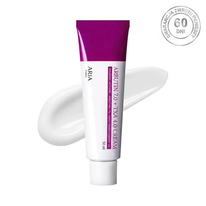 Krem Arbutyna 7% + Kwas Traneksamowy 4% Aria Paris 50 ml