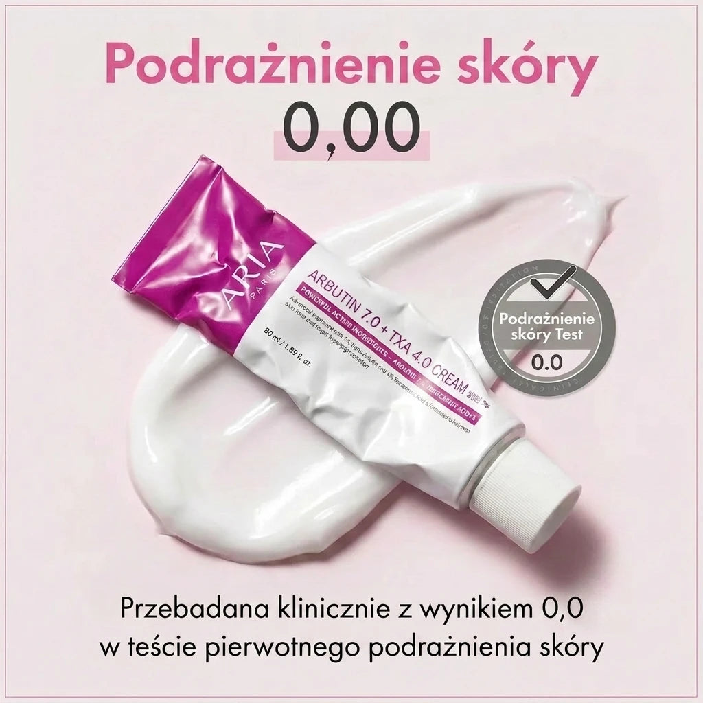 Podrażnienie skóry 0,00 w teście klinicznym