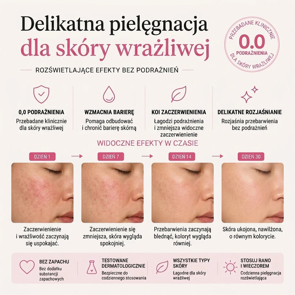 Delikatna pielęgnacja dla skóry wrażliwej