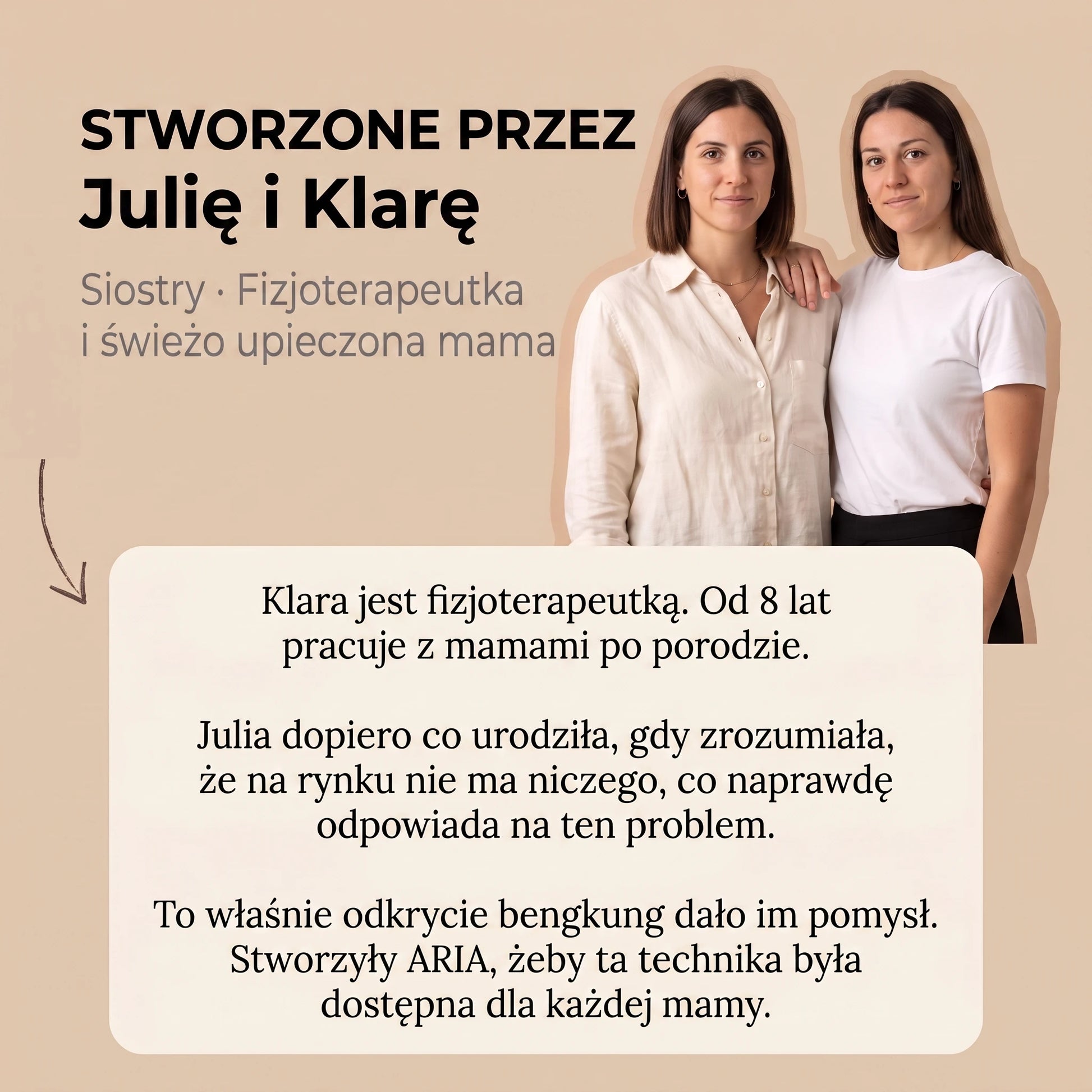 Stworzone przez dwie siostry, fizjoterapeutkę i świeżo upieczoną mamę