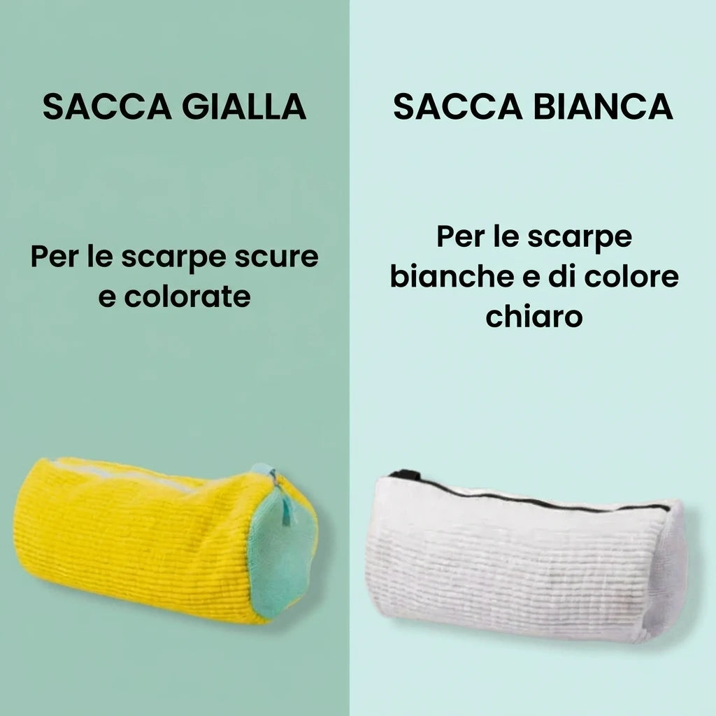 Sacca gialla bianca