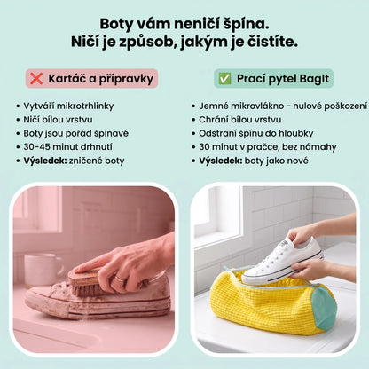 Kartáč vs. prací pytel BagIt