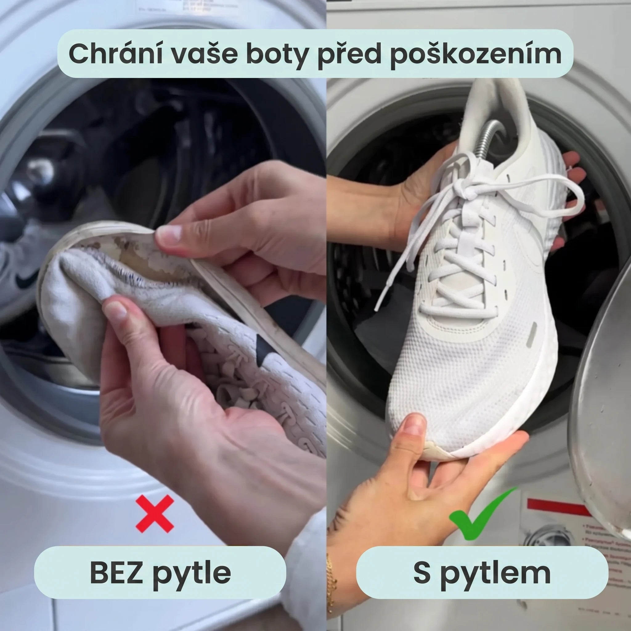 Chrání boty před poškozením
