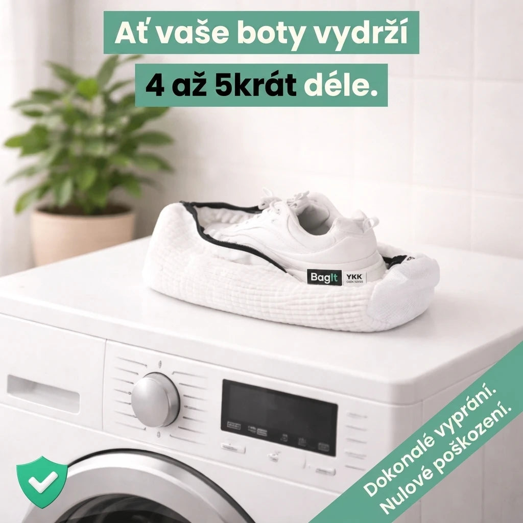 BagIt prací pytel na boty – bílý